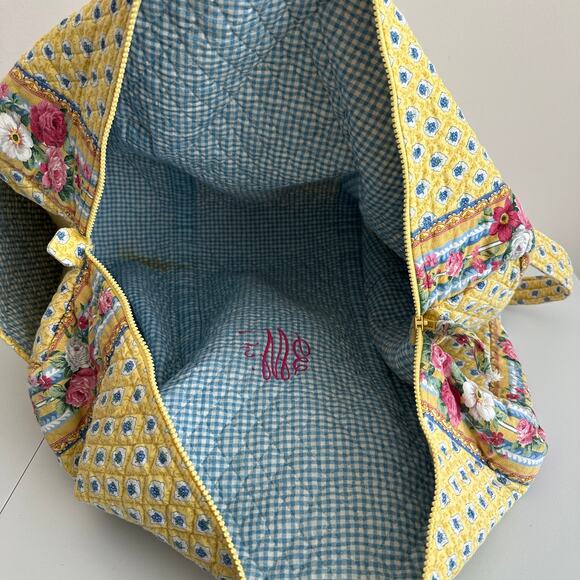 Vera Bradley Yellow Floral Tote - Picture 9 of 11